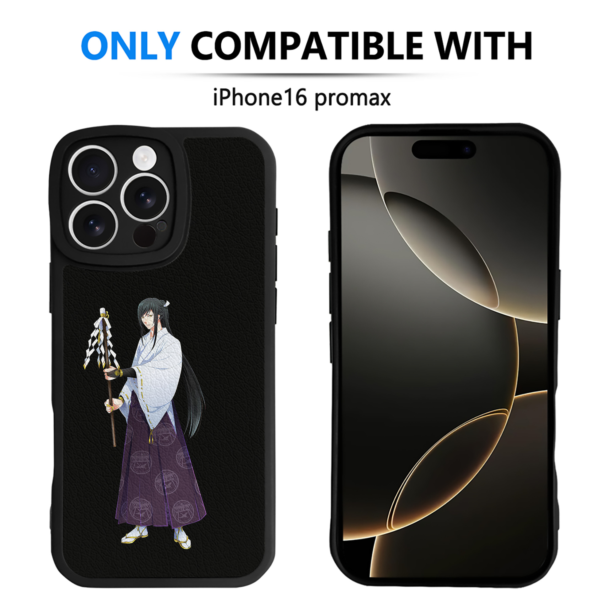 （画像用） 刀剣乱舞 Touken Ranbu 【iPhone 16シリーズ対応】シリコンスマホケース（レザー調） 材質：シリコン